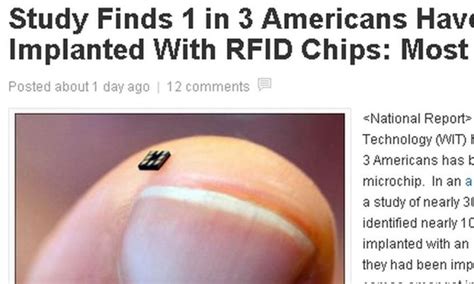 did americans recieve the rfid chip during the obama admin|Study Finds 1 in 3 Americans Have Been Implanted with RFID .